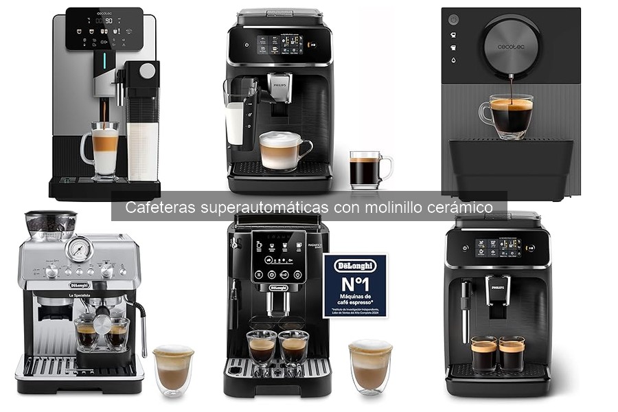 Mejores cafeteras superautomáticas con molinillo cerámico 2023