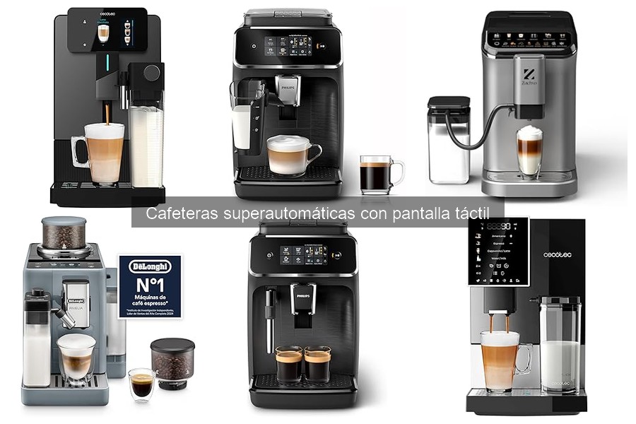 Mejores cafeteras superautomáticas con pantalla táctil 2023