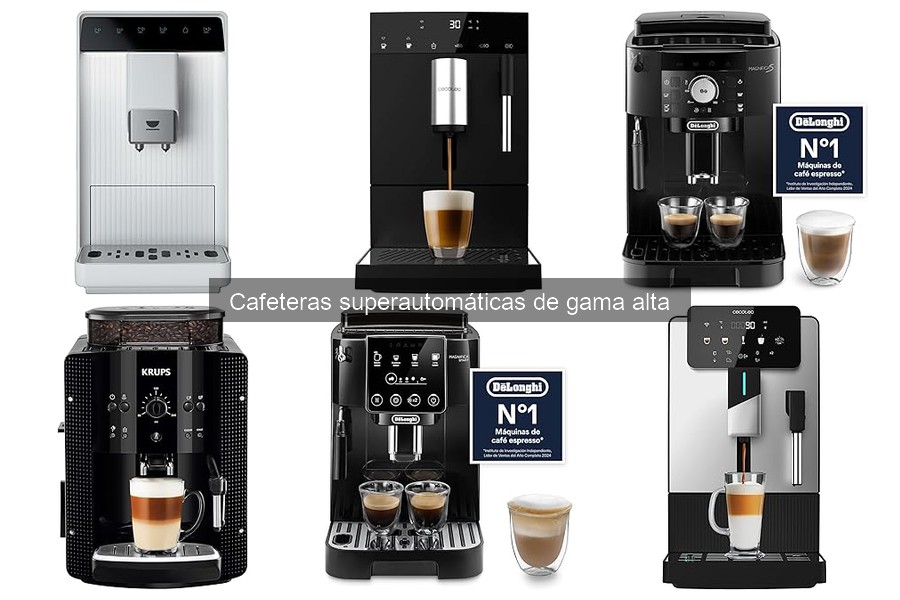 Mejores cafeteras superautomáticas de gama alta fáciles de usar