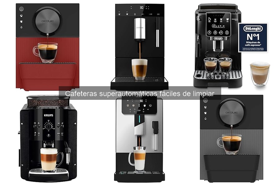 Mejores cafeteras superautomáticas fáciles de limpiar 2023