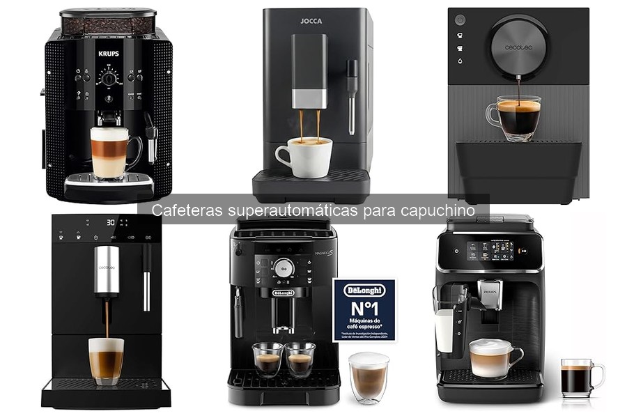 Mejores cafeteras superautomáticas para capuchino en 2023