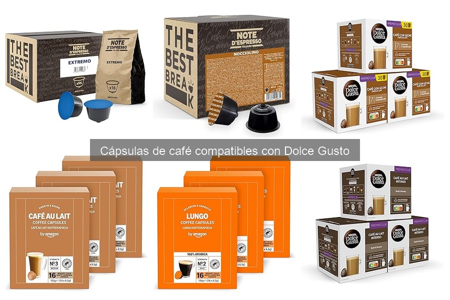 Mejores cápsulas de café compatibles con Dolce Gusto