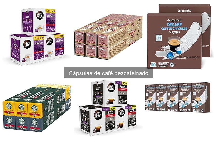 Mejores cápsulas de café descafeinado: marcas comparativas