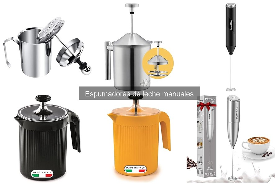 Mejores espumadores de leche manuales para café en casa