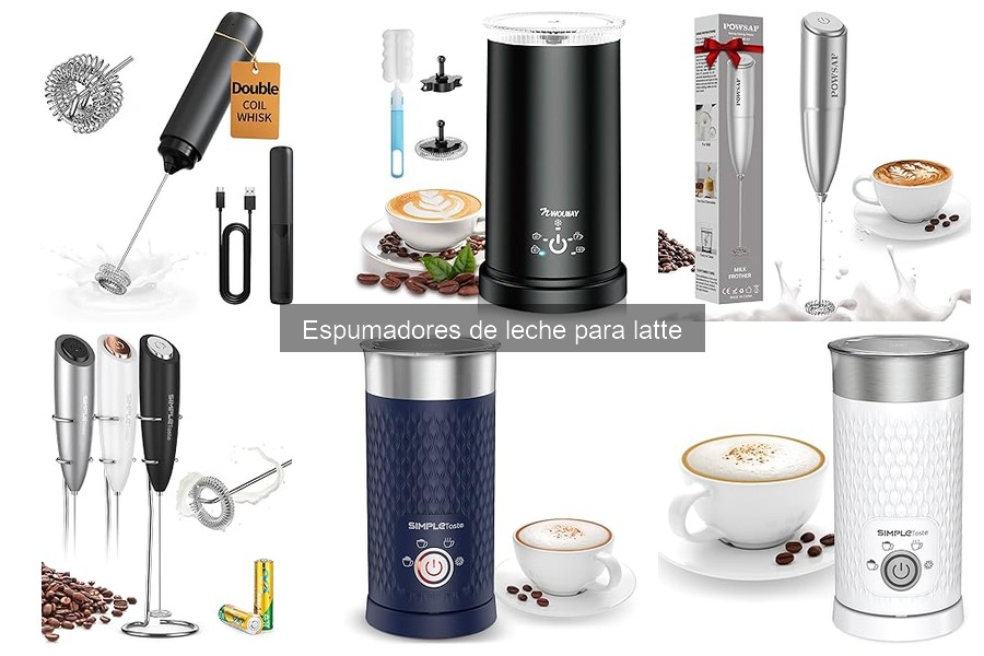 Mejores espumadores de leche para café en casa (comparativa)