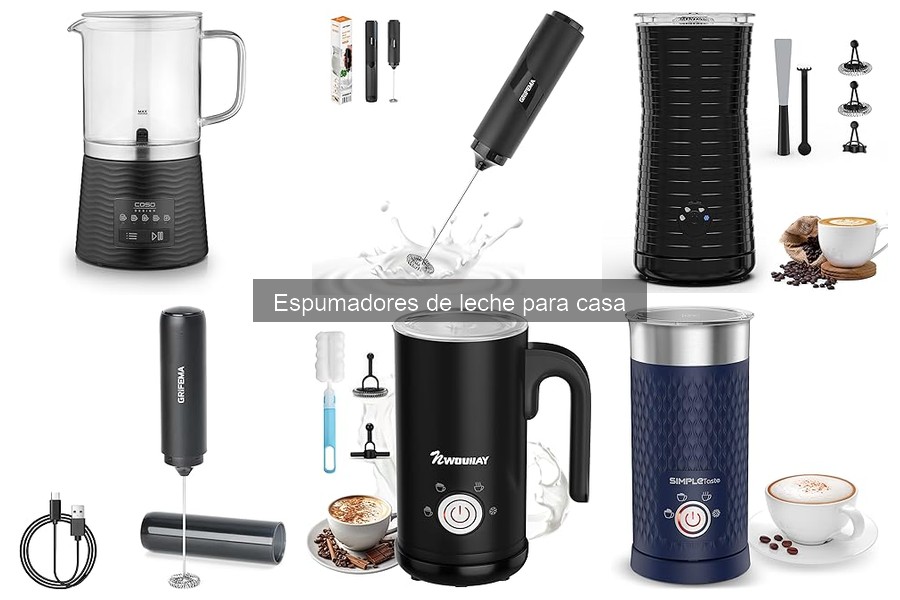 Mejores espumadores de leche para principiantes en casa