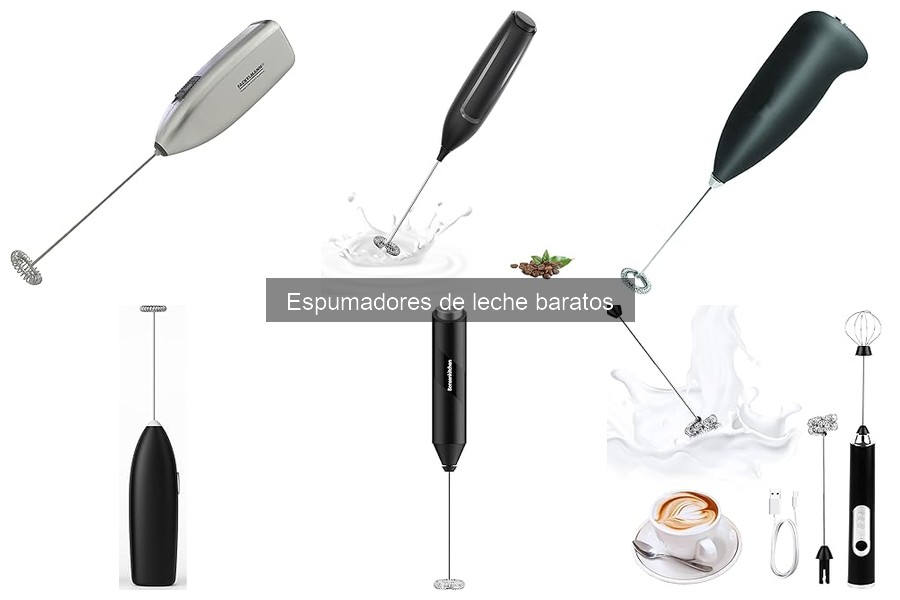 Mejores espumadores de leche por debajo de 30 euros