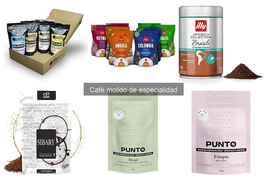 Mejores marcas de café molido de especialidad comparativa