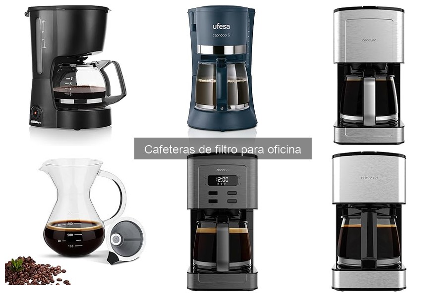 Mejores marcas de cafeteras de filtro para oficina