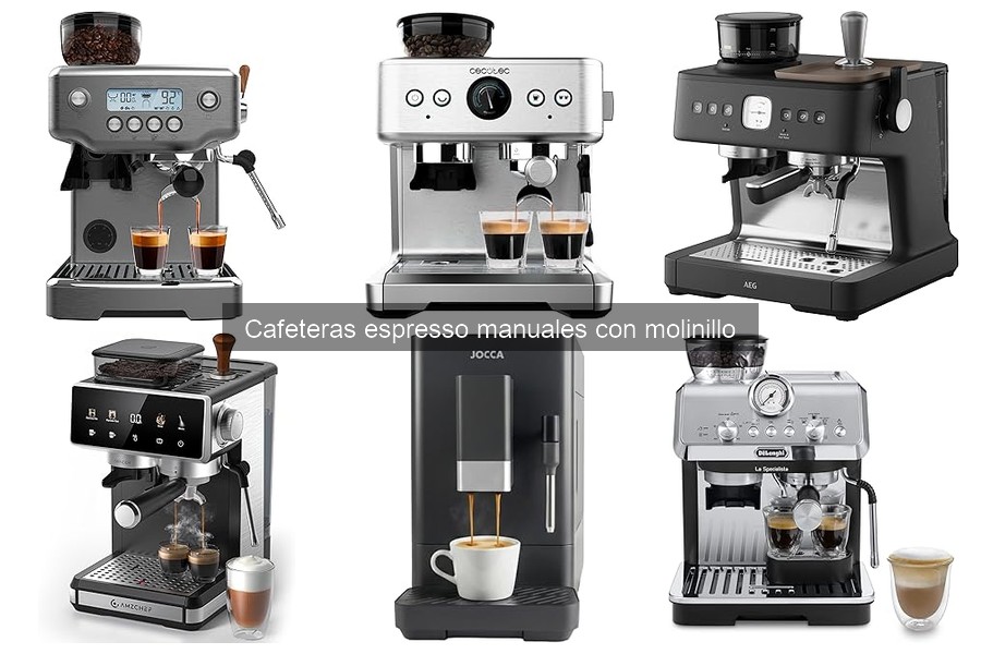 Mejores marcas de cafeteras espresso manuales con molinillo