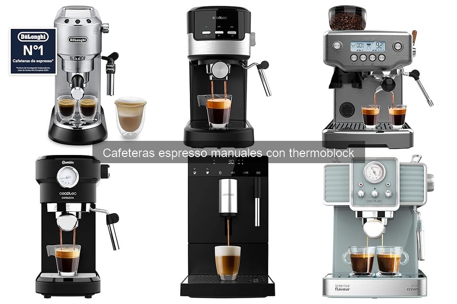 Mejores marcas de cafeteras espresso manuales con thermoblock