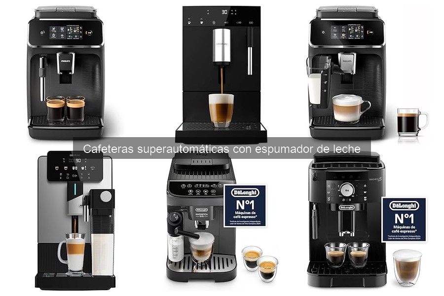 Mejores marcas de cafeteras superautomáticas con espumador