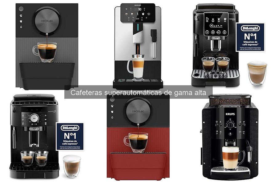 Mejores marcas de cafeteras superautomáticas de gama alta