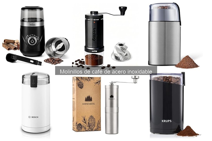 Mejores molinillos de café de acero inoxidable para casa