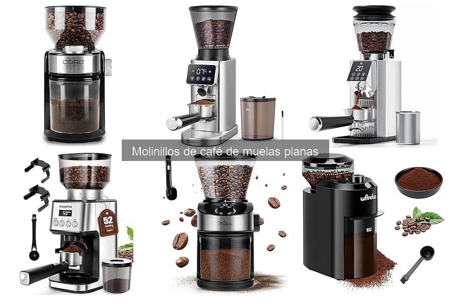 Mejores molinillos de café de muelas planas para baristas