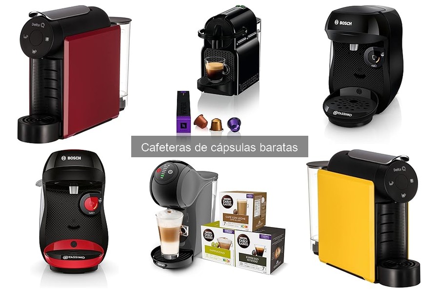 Mejores ofertas en cafeteras de cápsulas baratas 2023
