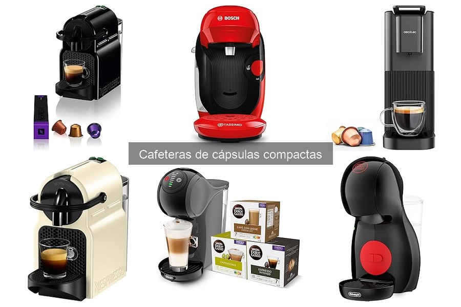 Mejores ofertas en cafeteras de cápsulas compactas 2023