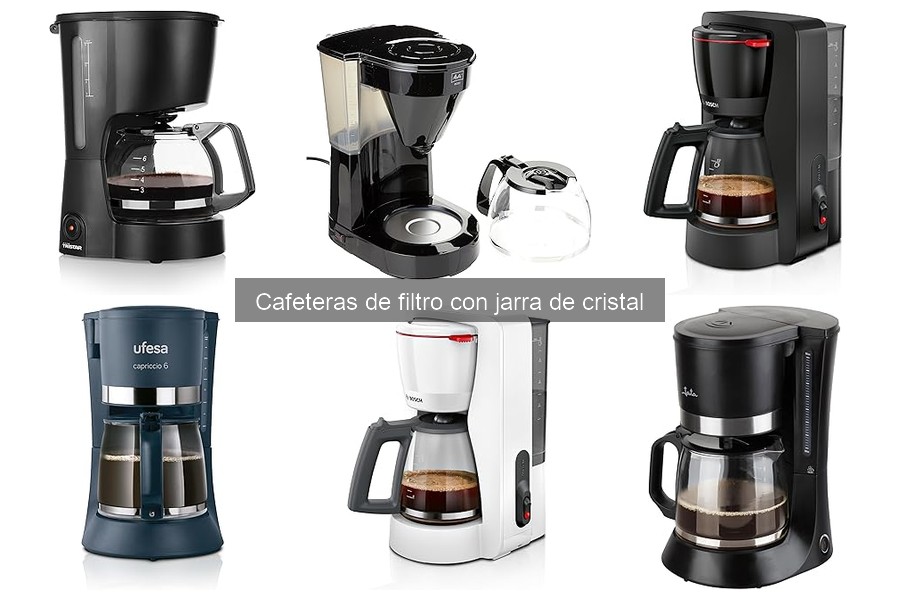 Mejores ofertas en cafeteras de filtro con jarra de cristal