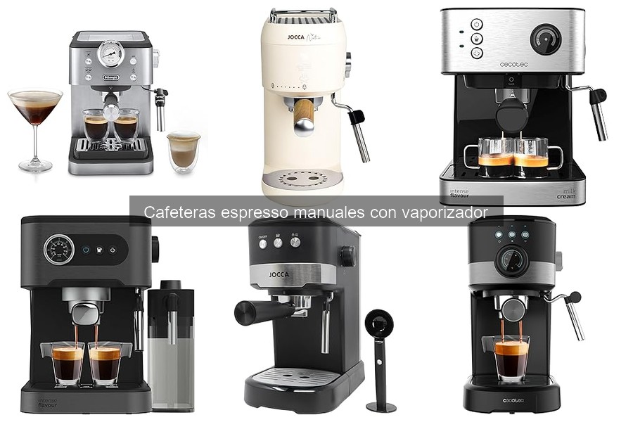 Mejores ofertas en cafeteras espresso manuales con vaporizador
