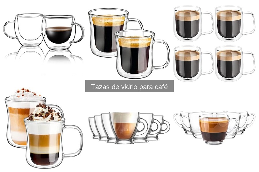 Mejores ofertas en tazas de vidrio para café en 2023