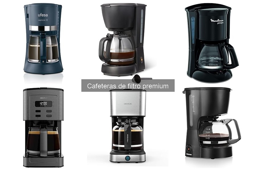 Mejores ofertas y descuentos en cafeteras de filtro premium