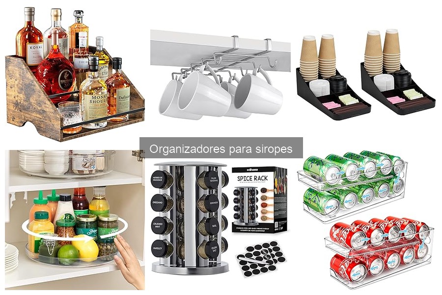 Mejores organizadores para siropes: comparativa 2023