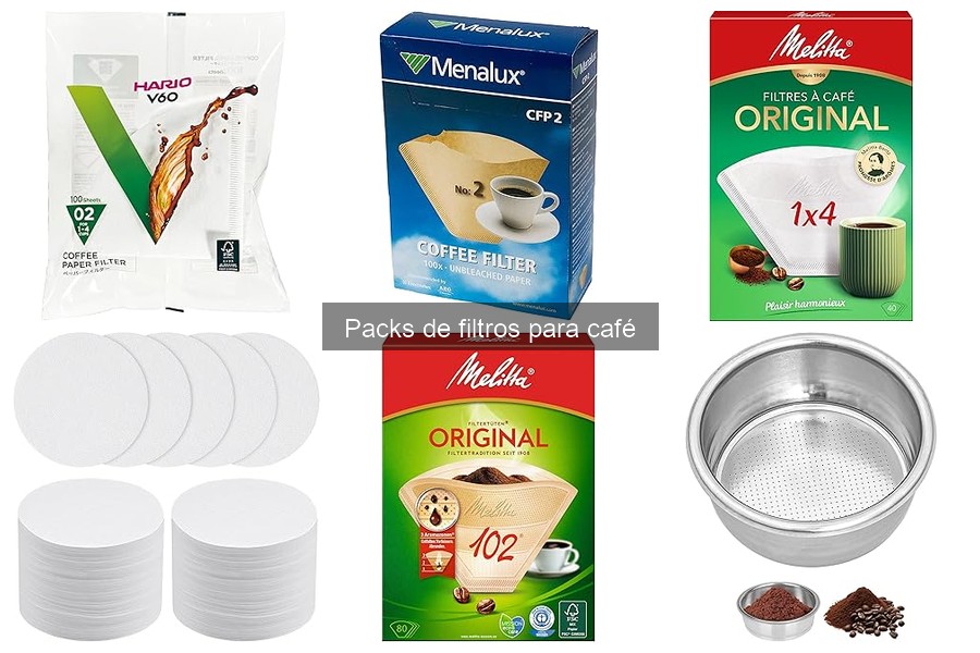Mejores packs de filtros de café compatibles con máquinas