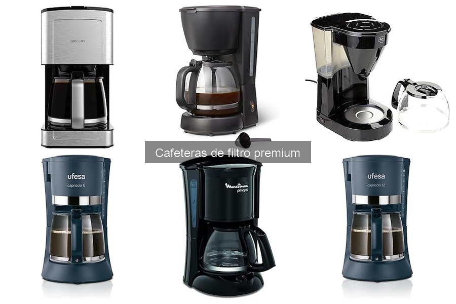 Mejores precios para cafeteras de filtro premium online