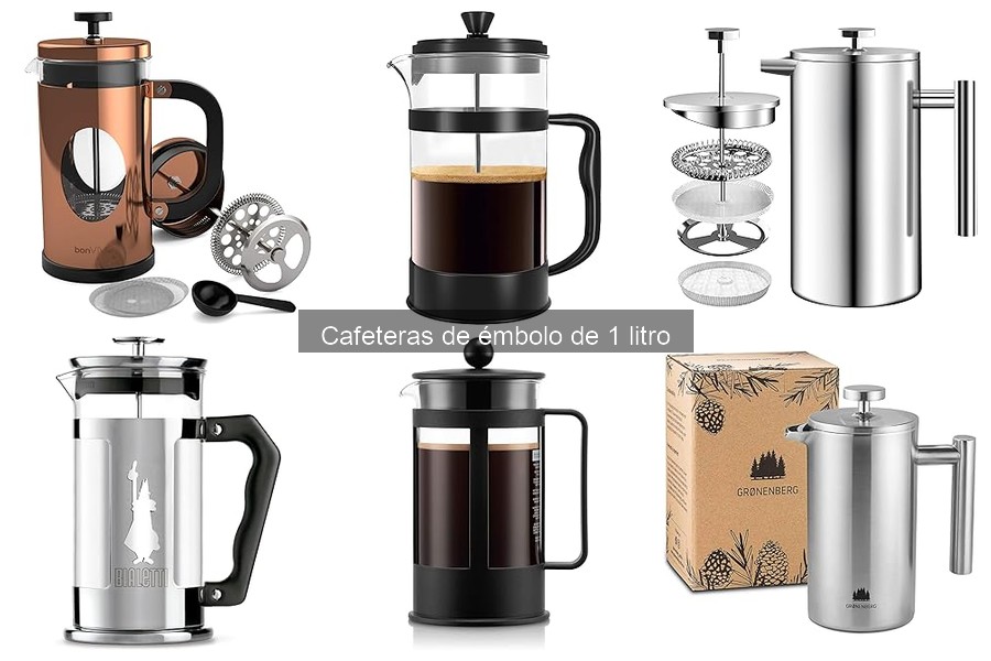 Mejores precios y ofertas en cafeteras de émbolo de 1 litro
