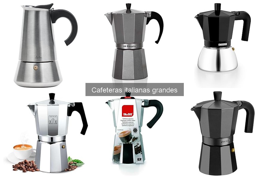 Mejores precios y ofertas en cafeteras italianas grandes