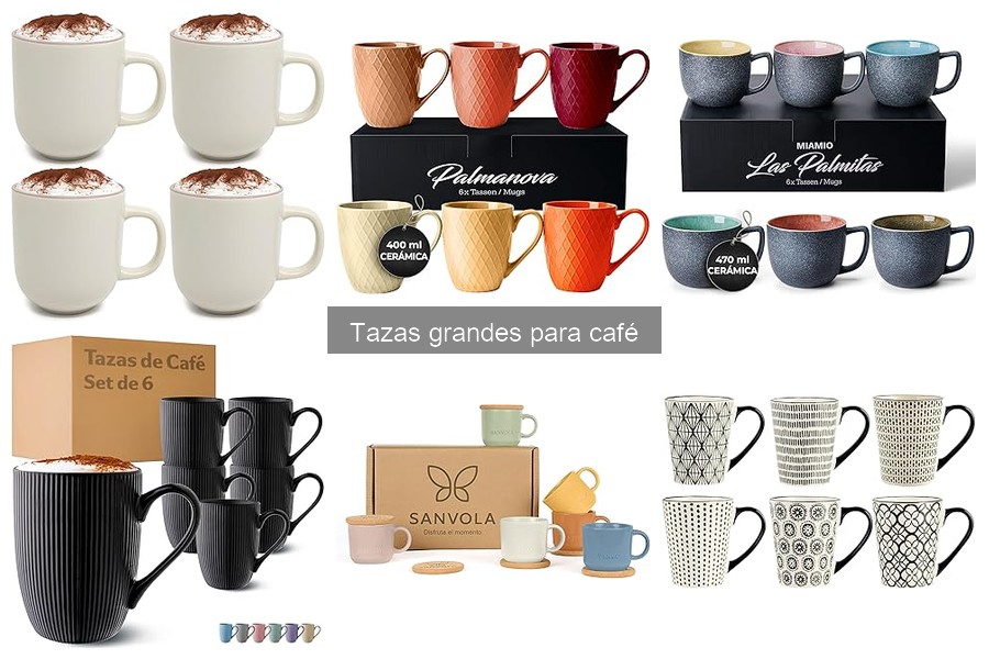 Mejores tazas grandes para café: guía de compra 2023