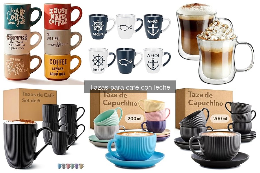 Mejores tazas para café con leche: Regalos perfectos