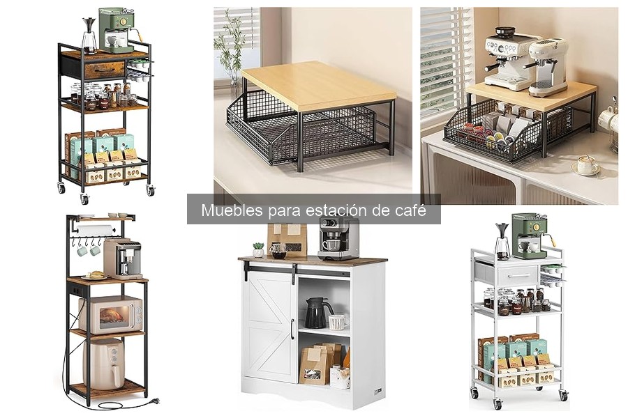 Muebles asequibles para tu estación de café en casa