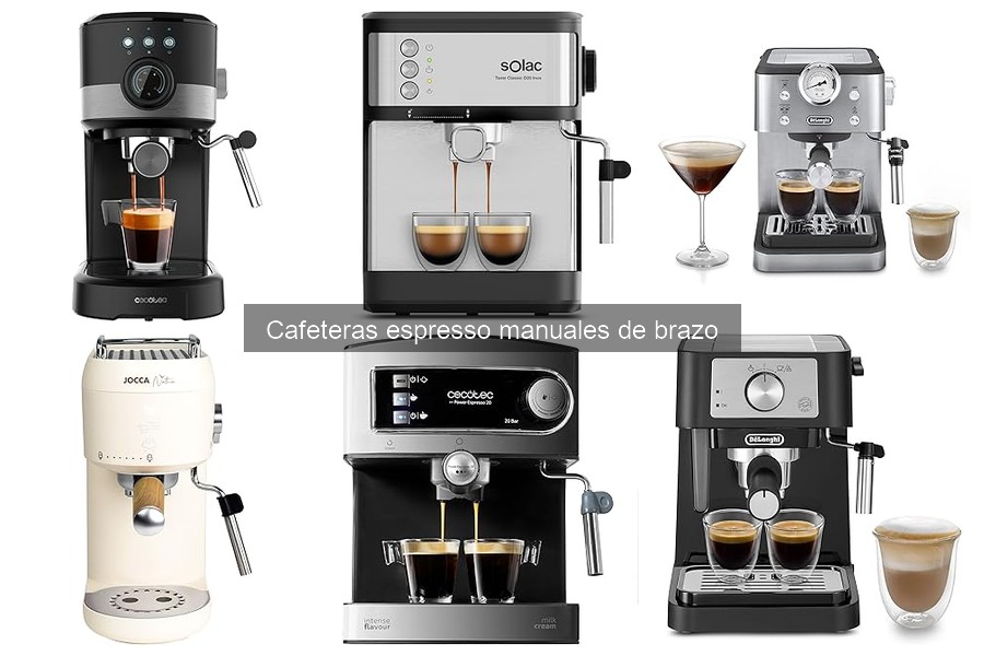 Ofertas en cafeteras espresso manuales de brazo 2023