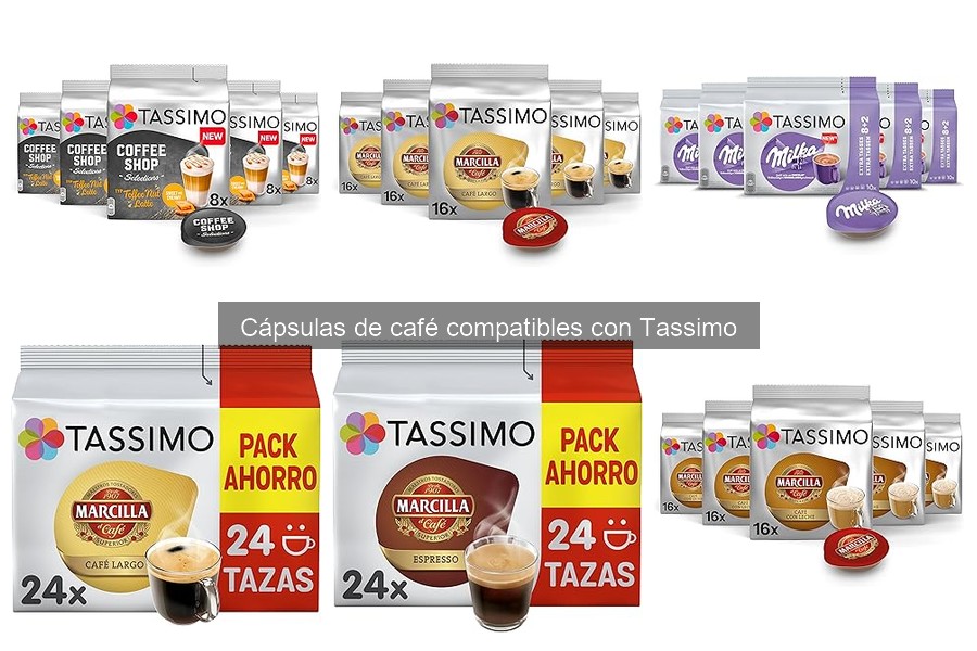 Ofertas y precios de cápsulas compatibles con Tassimo