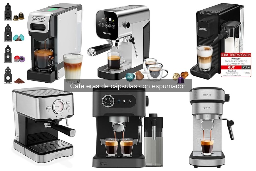 Opiniones de Cafeteras de Cápsulas con Espumador en 2023