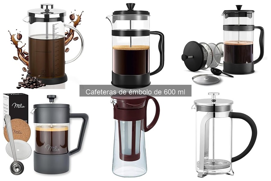 Opiniones sobre Cafeteras de Émbolo de 600 ml: Reseñas y Experiencias