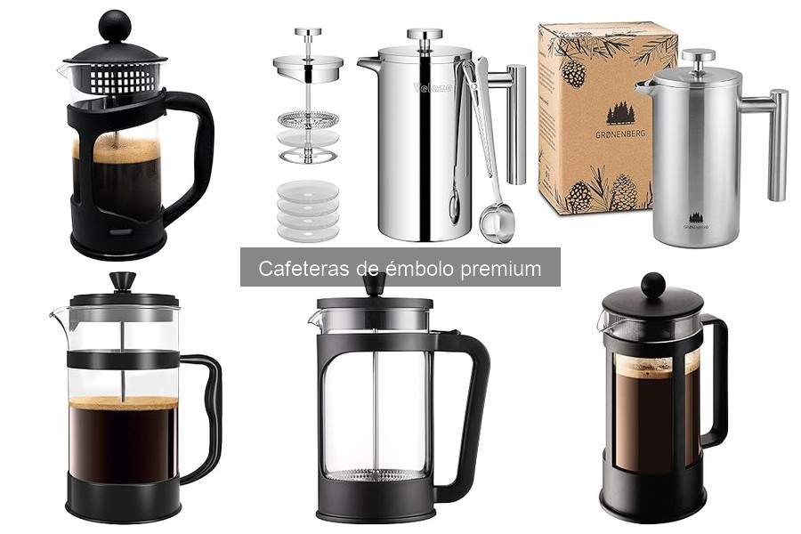 Opiniones sobre cafeteras de émbolo premium de usuarios