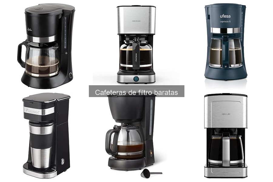 Opiniones sobre cafeteras de filtro baratas para café en casa