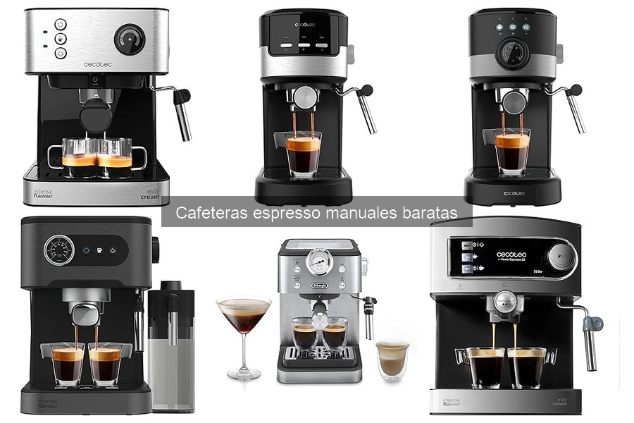 Opiniones sobre cafeteras espresso manuales baratas