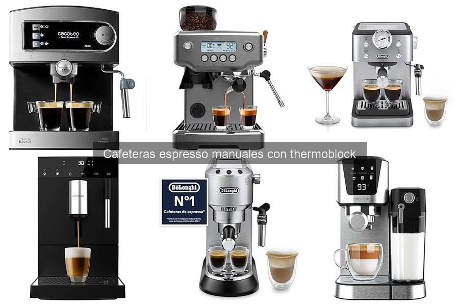 Opiniones sobre cafeteras espresso manuales con thermoblock