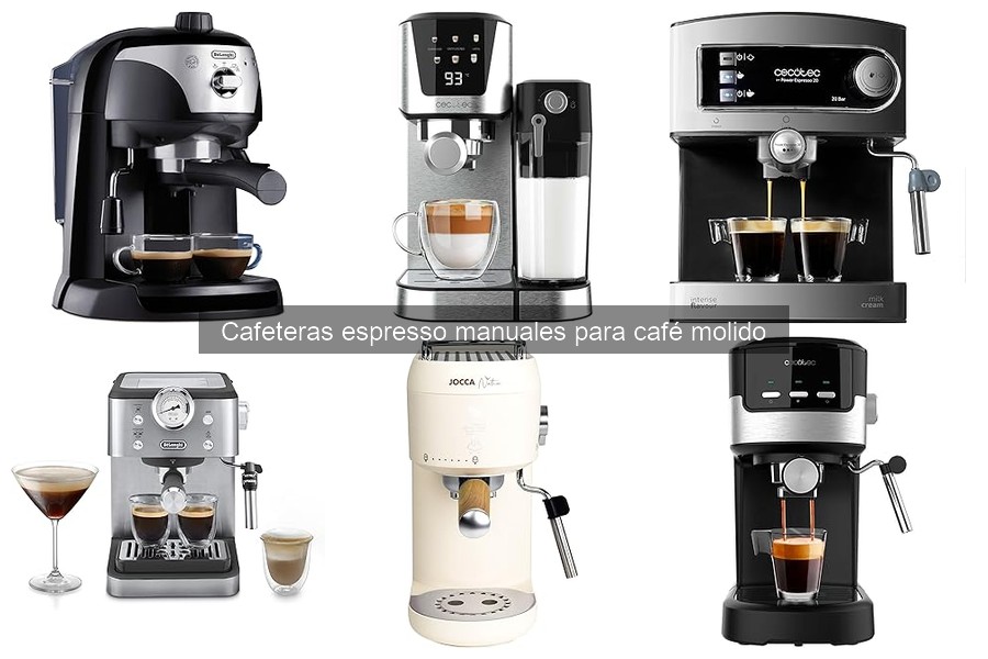 Opiniones sobre cafeteras espresso manuales para café molido