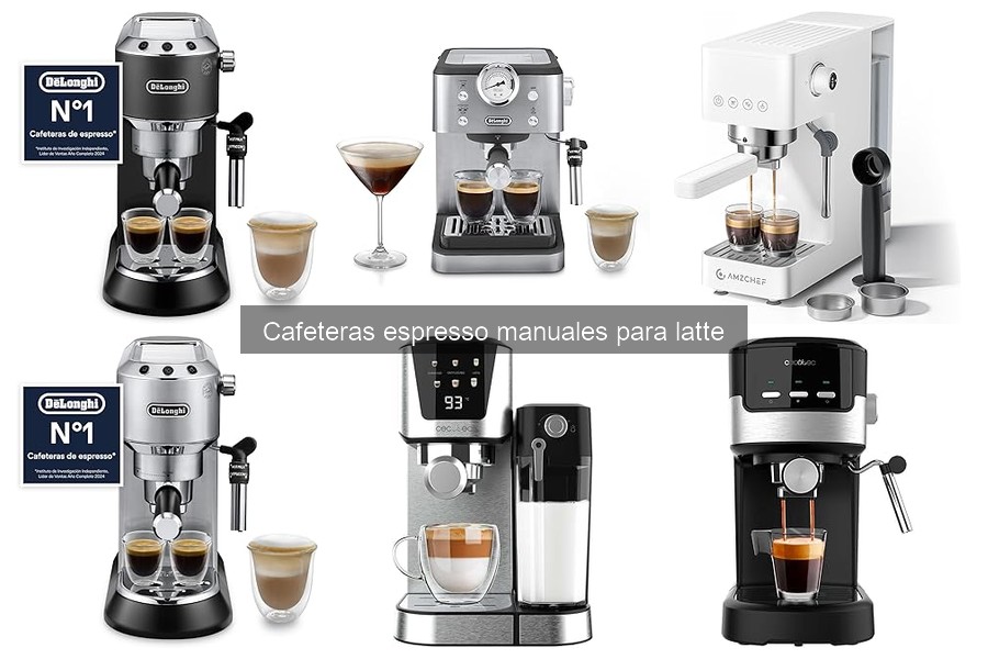 Opiniones sobre cafeteras espresso manuales para latte