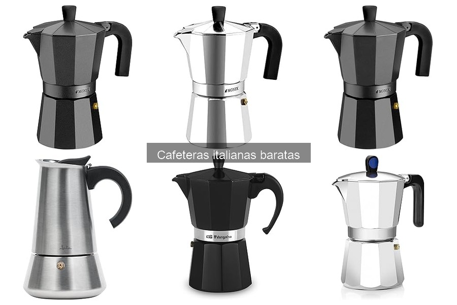 Opiniones sobre cafeteras italianas baratas y sus modelos