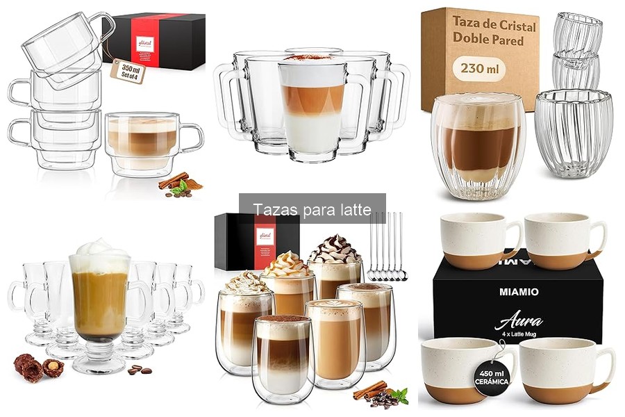 Opiniones sobre las mejores tazas para latte populares