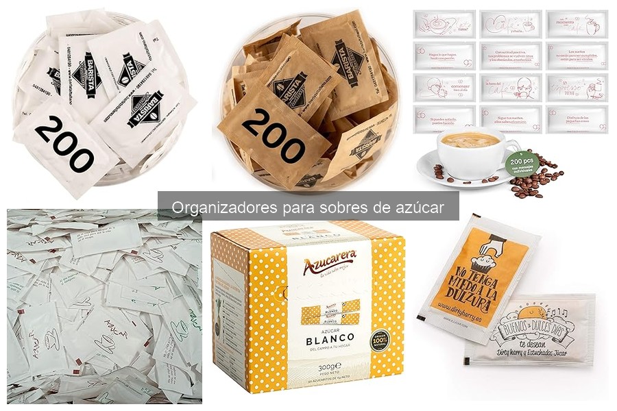 Opiniones sobre Organizadores de Sobres de Azúcar: ¡Descúbrelos!