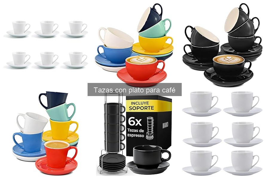 Opiniones sobre Tazas con Plato para Café: Comparativa 2023