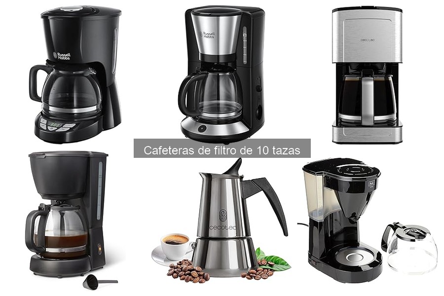 ¿Por qué elegir una cafetera de filtro de 10 tazas?