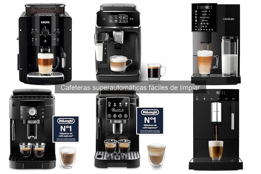¿Por qué elegir una cafetera superautomática fácil de limpiar?