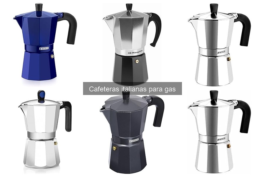 Precio promedio de cafeteras italianas para gas